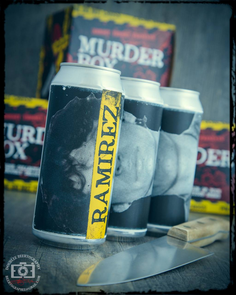 Убийца на пивной этикетке пива Ramirez от Adroit Theory Brewing