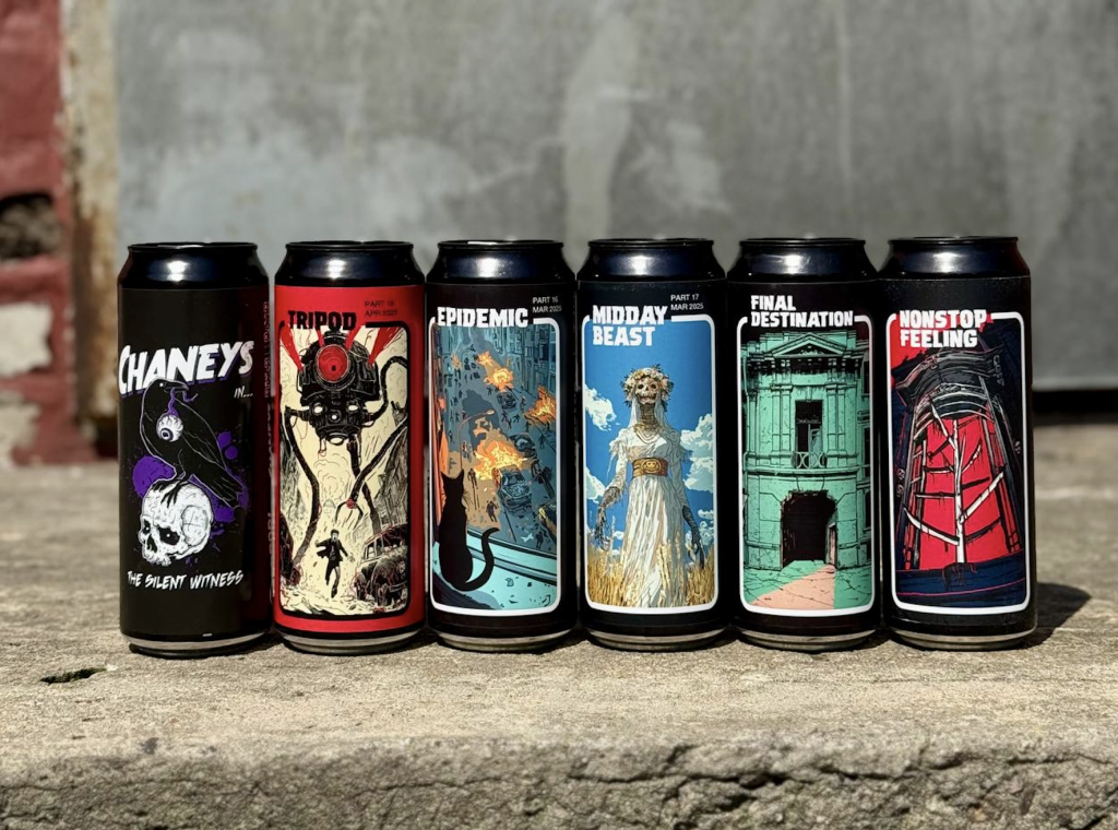 Банки пива Horror Brewing