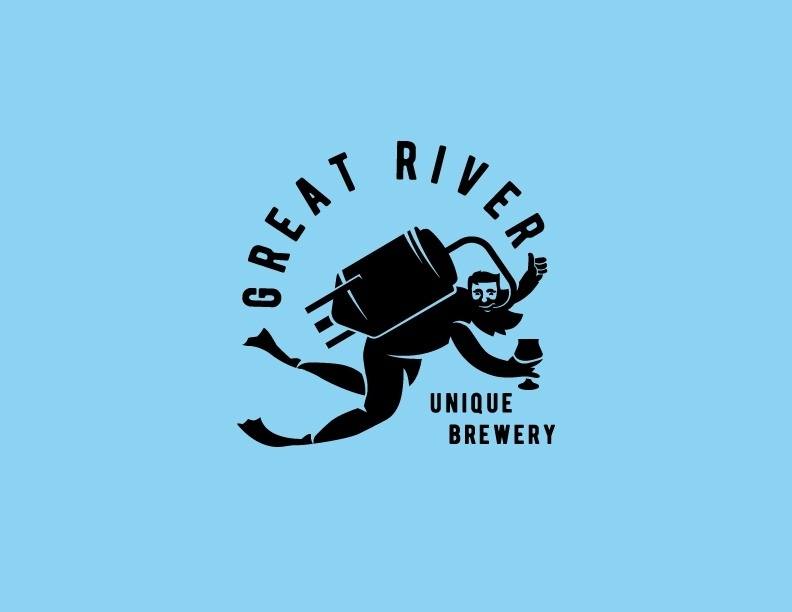 Логотип пивоварни Great River