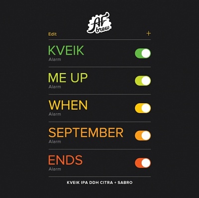 Kveik Me Up When September Ends