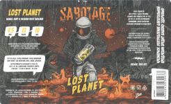 Этикетка пива Lost Planet: Mango, Mint & Passion Fruit от пивоварни Sabotage. Изображение №1 (фото: Андрей Атаевв)