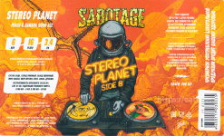 Этикетка пива Stereo Planet: Side B от пивоварни Sabotage. Изображение №1 (фото: Андрей Атаевв)