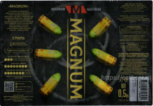 Этикетка пива Magnum от пивоварни Августин. Изображение №1 (фото: Андрей Атаевв)