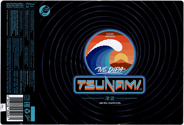 Этикетка пива Tsunami от пивоварни Stamm Brewing. Изображение №1 (фото: Андрей Атаевв)