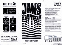 Этикетка пива Nitro Stout от пивоварни Jaws Brewery. Изображение №1 (фото: Андрей Атаевв)