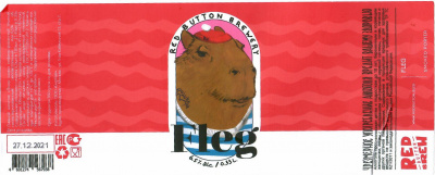 Этикетка пива Fleg от пивоварни Red Button Brewery. Изображение №1 (фото: Андрей Атаевв)