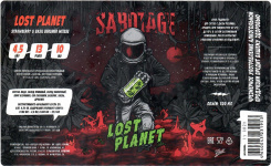 Этикетка пива Lost Planet: Strawberry & Basil от пивоварни Sabotage. Изображение №1 (фото: Дима Боргир)