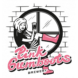 Логотип пивоварни PinkGumBoots