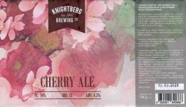 Этикетка пива Cherry Ale (Clockwork Cherry) от пивоварни Knightberg. Изображение №1 (фото: Дима Боргир)