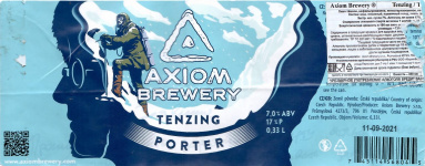 Этикетка пива Tenzing от пивоварни Axiom Brewery. Изображение №1 (фото: Дима Боргир)