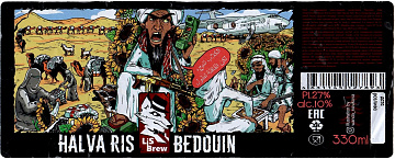 Этикетка пива BEDOUIN от пивоварни LiS Brew. Изображение №1 (фото: Дима Боргир)