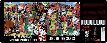 Этикетка пива Lord of the Sands от пивоварни LiS Brew. Изображение №1 (фото: Дима Боргир)