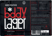 Этикетка пива B-DAY Lager от пивоварни Ostrovica. Изображение №1 (фото: Андрей Атаевв)