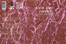 Этикетка пива Vivid Vibe: Cherry от пивоварни Plague Brew. Изображение №1 (фото: Дима Боргир)