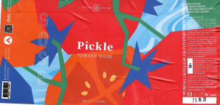 Этикетка пива Tomato Pickle Gose от пивоварни Atom Brew. Изображение №1 (фото: Андрей Атаевв)