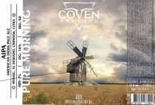 Этикетка пива Pure Morning от пивоварни COVEN Brewery. Изображение №1 (фото: Дима Боргир)